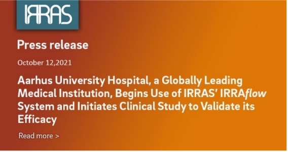 Press Release – Aarhus University Hospital Begins Use of IRRAflow thumb